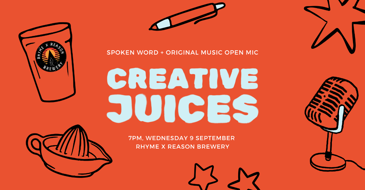 Creative Juices Spoken Word & Open Mic Night – September Edition