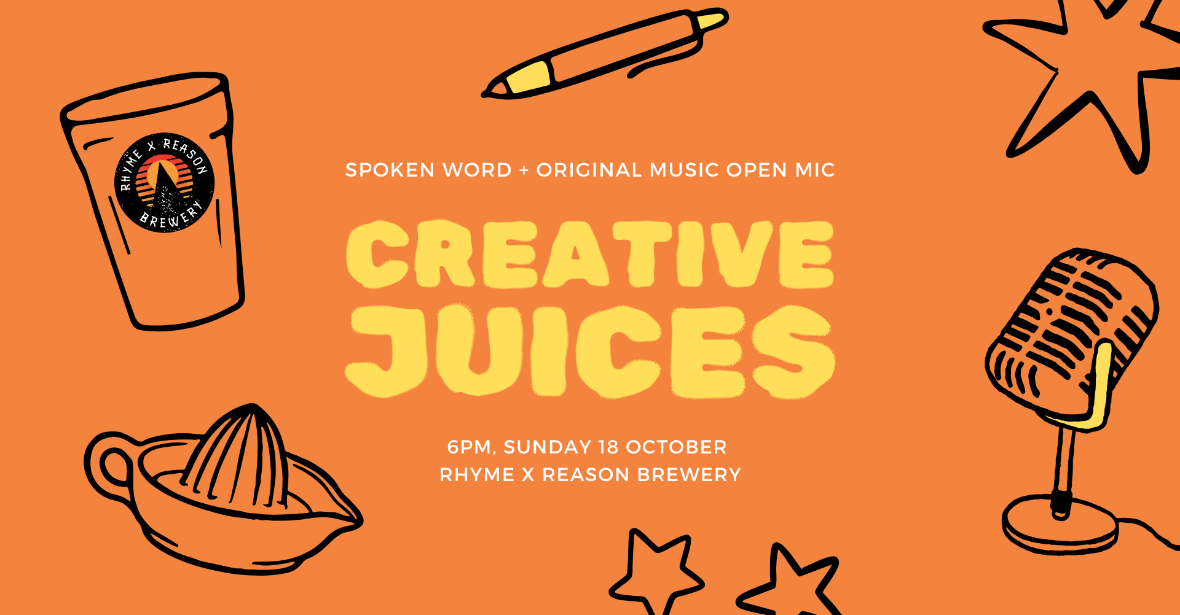 Creative Juices Spoken Word & Open Mic Night – October Edition