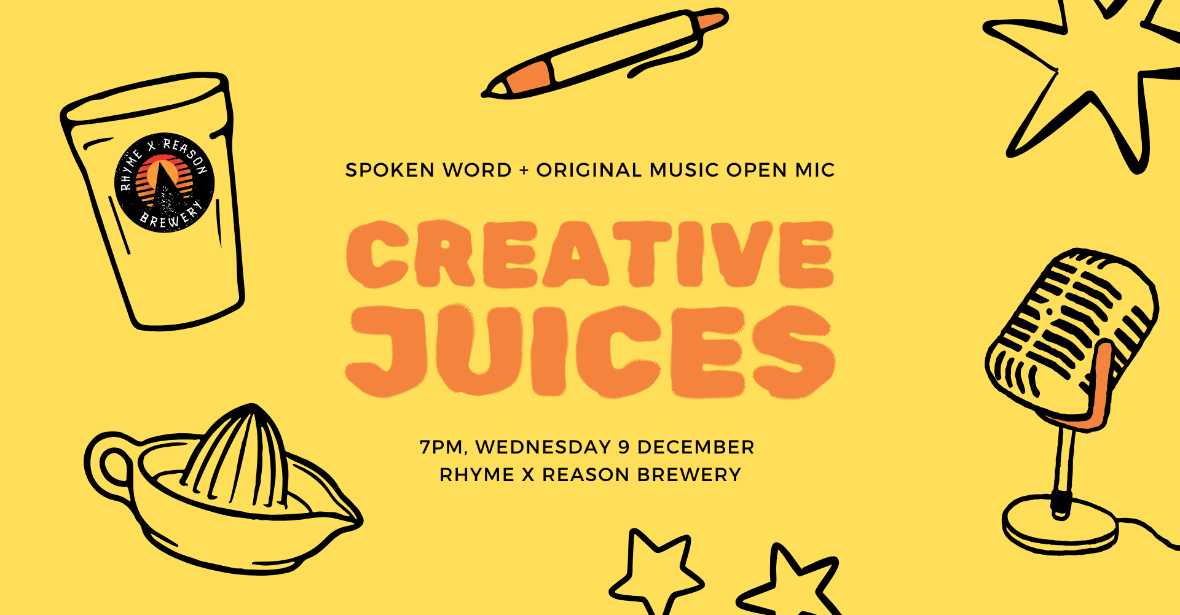 Creative Juices Spoken Word & Open Mic Night – December Edition