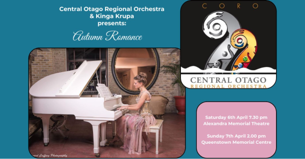 Te Wāhi Toi - Autumn Romance - Central Otago Regional Orchestra and Kinga Krupa | QUEENSTOWN