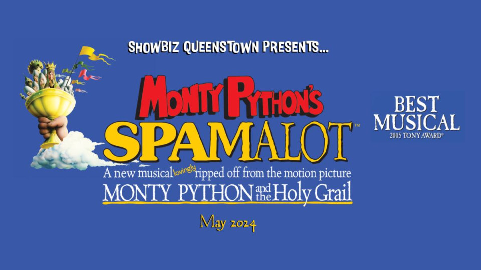 Spamalot. A new musical 'lovingly' ripped off from the motion picture Monty Python and the Holy Grail.