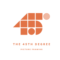 The 45th Degree - Picture Framing  - Logo