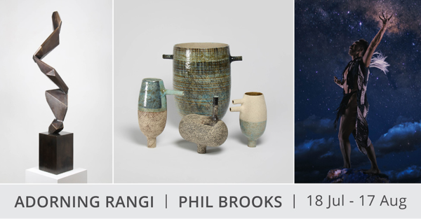 Te Wāhi Toi - Phil Brooks 'Fledge' & Adorning Rangi