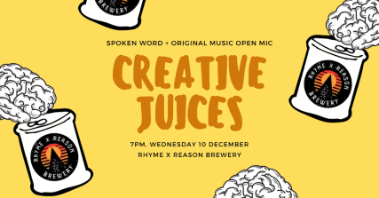 Te Wāhi Toi - Creative Juices Spoken Word & Open Mic Night – December Edition