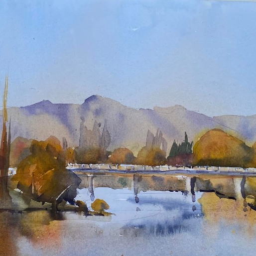 Dave Attwell Wanaka based watercolour artist