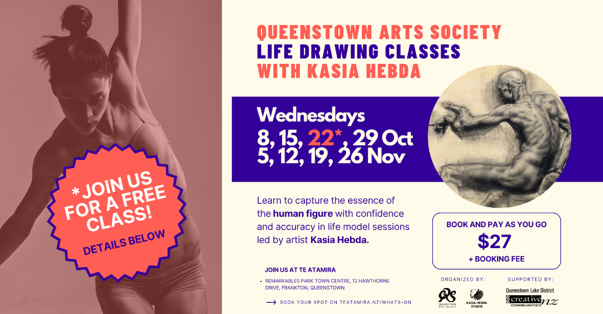 QAS Life Drawing Classes with Kasia Hebda - 12 November