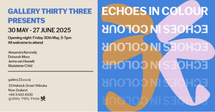 Te Wāhi Toi - Gallery Thirty Three Echoes in Colour Exhibition Opening