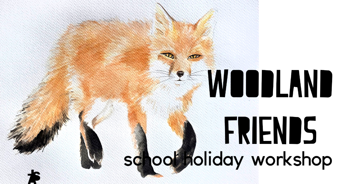 Woodland Friends - School Holiday Art Workshop - Little Art School