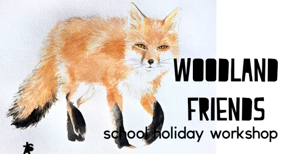 Te Wāhi Toi - Woodland Friends - School Holiday Art Workshop - Little Art School